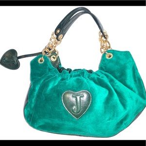 Emerald Juicy Couture Velvet Tote